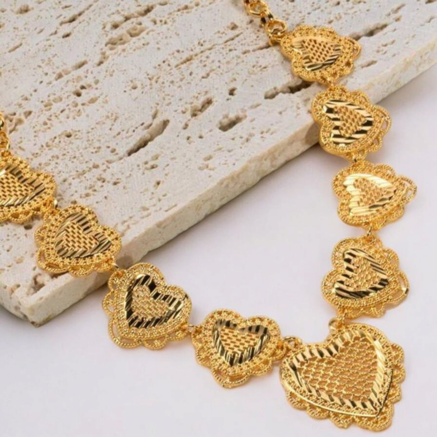 24k gold plated jewelry set