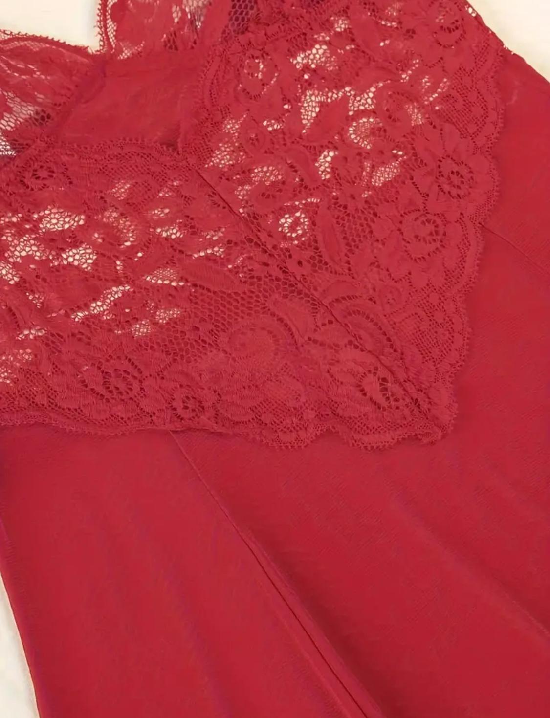 Elegant floral slip lace slip sleep wear for woman