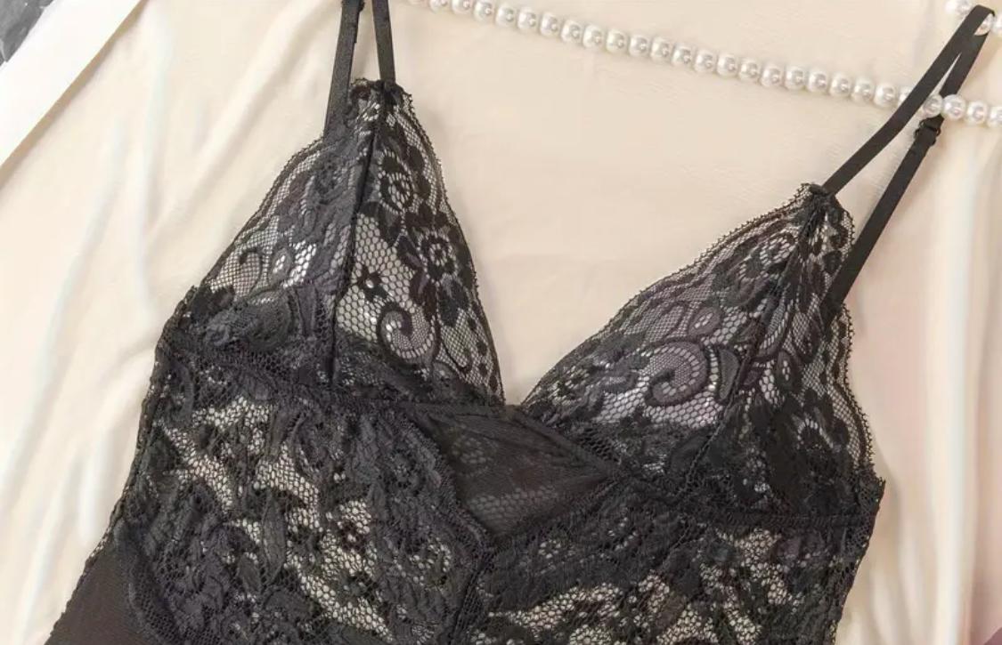Elegant floral slip lace slip sleep wear for woman