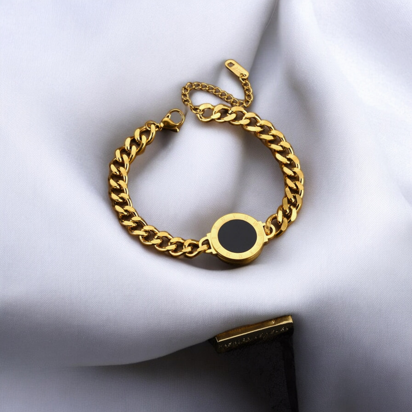 Chain titanium steel electroplating jewelry set
