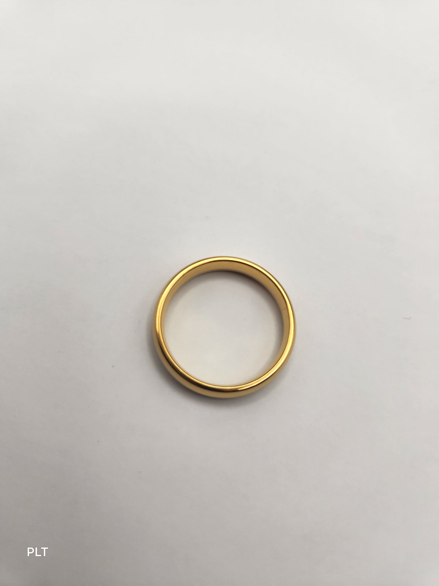 Band ring 18k gold plated Stainless steel ring