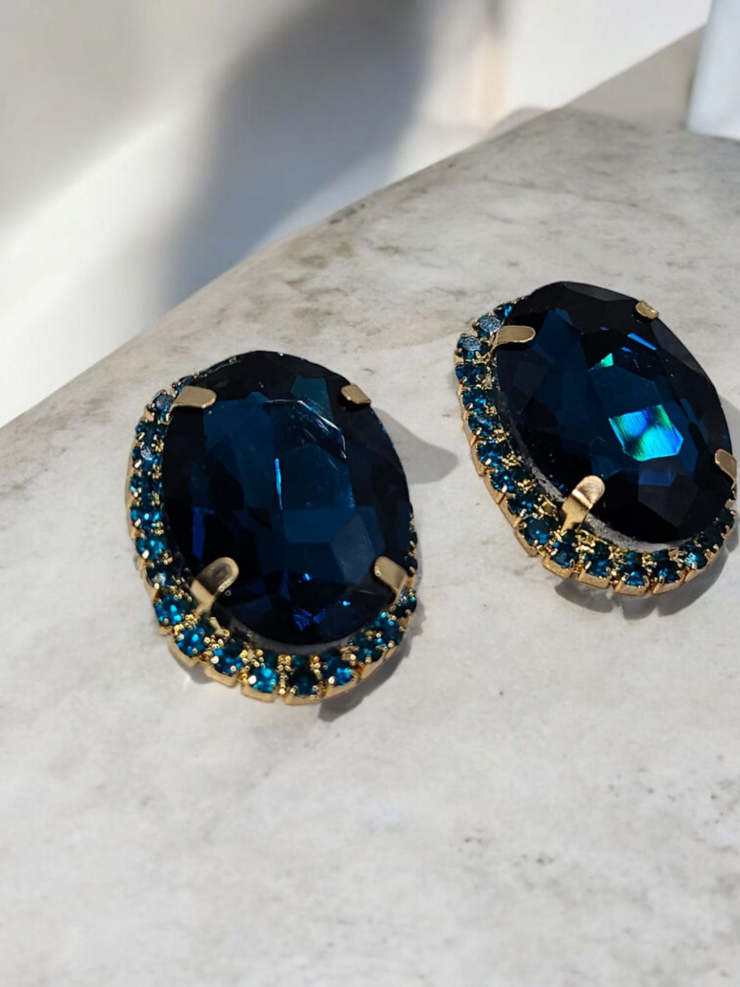 Stone earrings