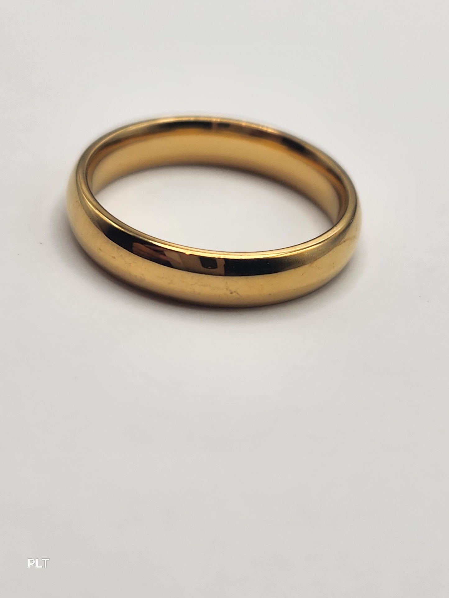 Band ring 18k gold plated Stainless steel ring