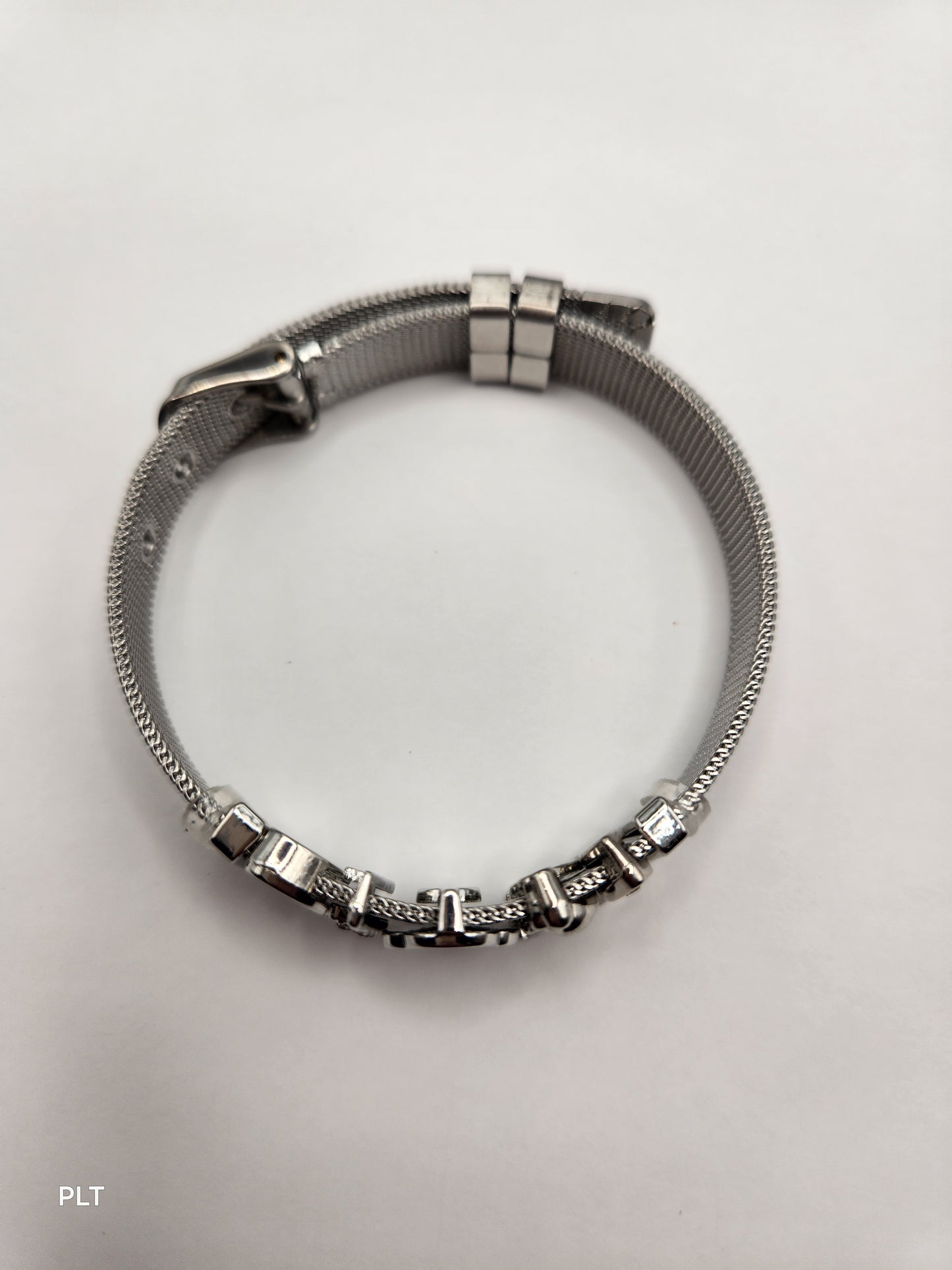 Heart shape stainless steel bracelet