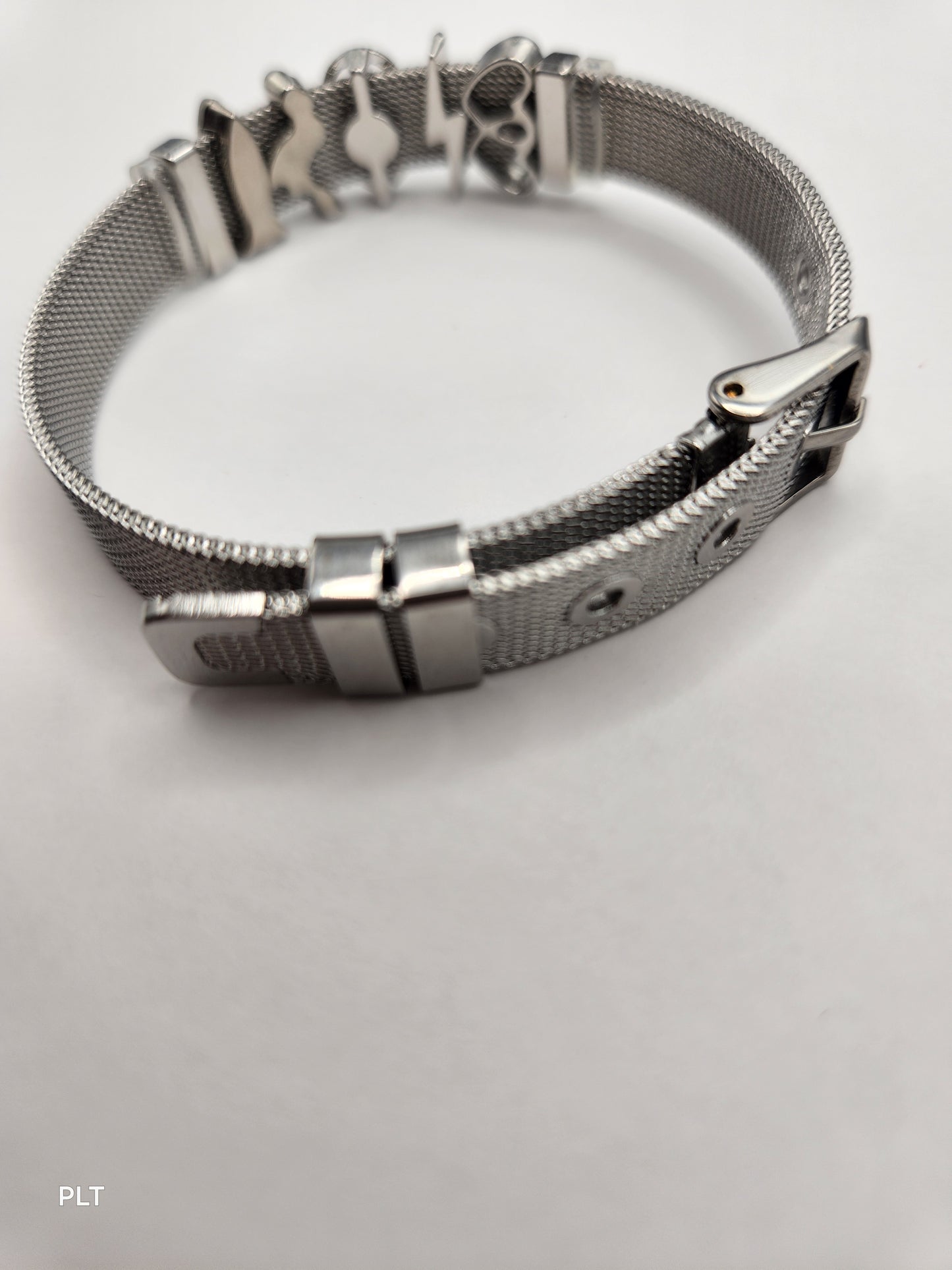 Heart shape stainless steel bracelet