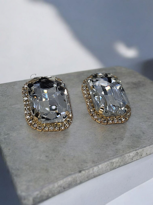 Stone earrings
